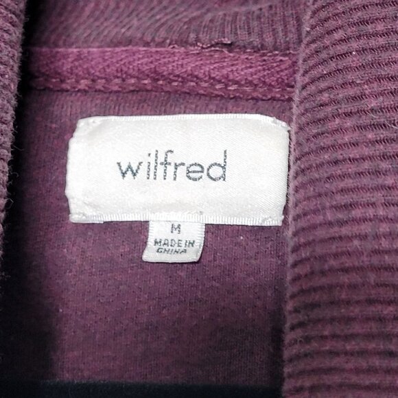 ARITZIA Wilfred Diderot Cocoon open front cardigan Purple size medium - Picture 4 of 11